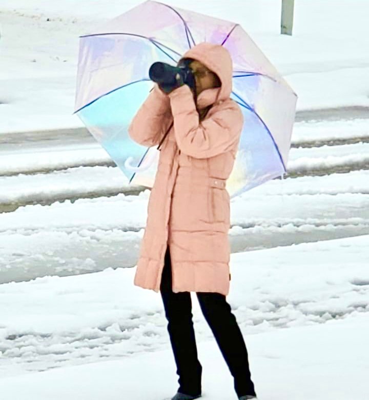 shoot durning snowstorm